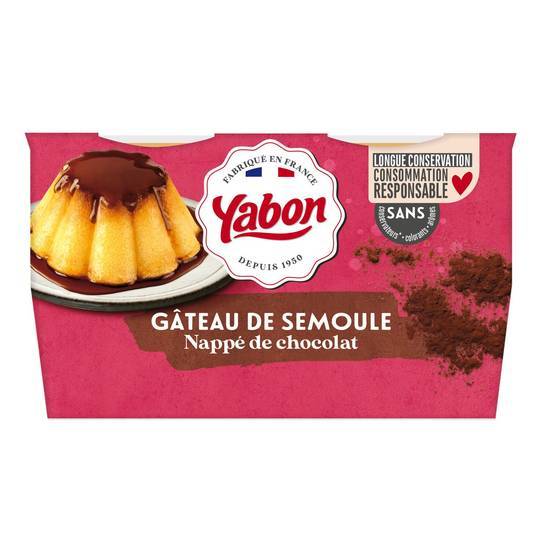 Yabon - Desserts gâteau de semoule (chocolat)