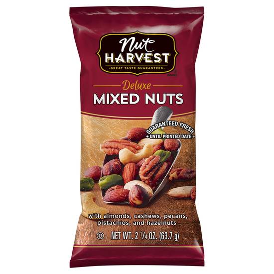 Nut Harvest Deluxe Almonds Cashews Pecans Mixed Nuts