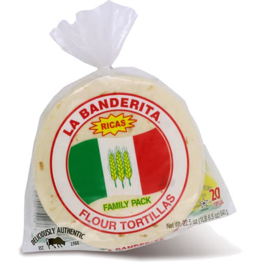 La Banderita King Corn Tortillas '20 Pack' 640g