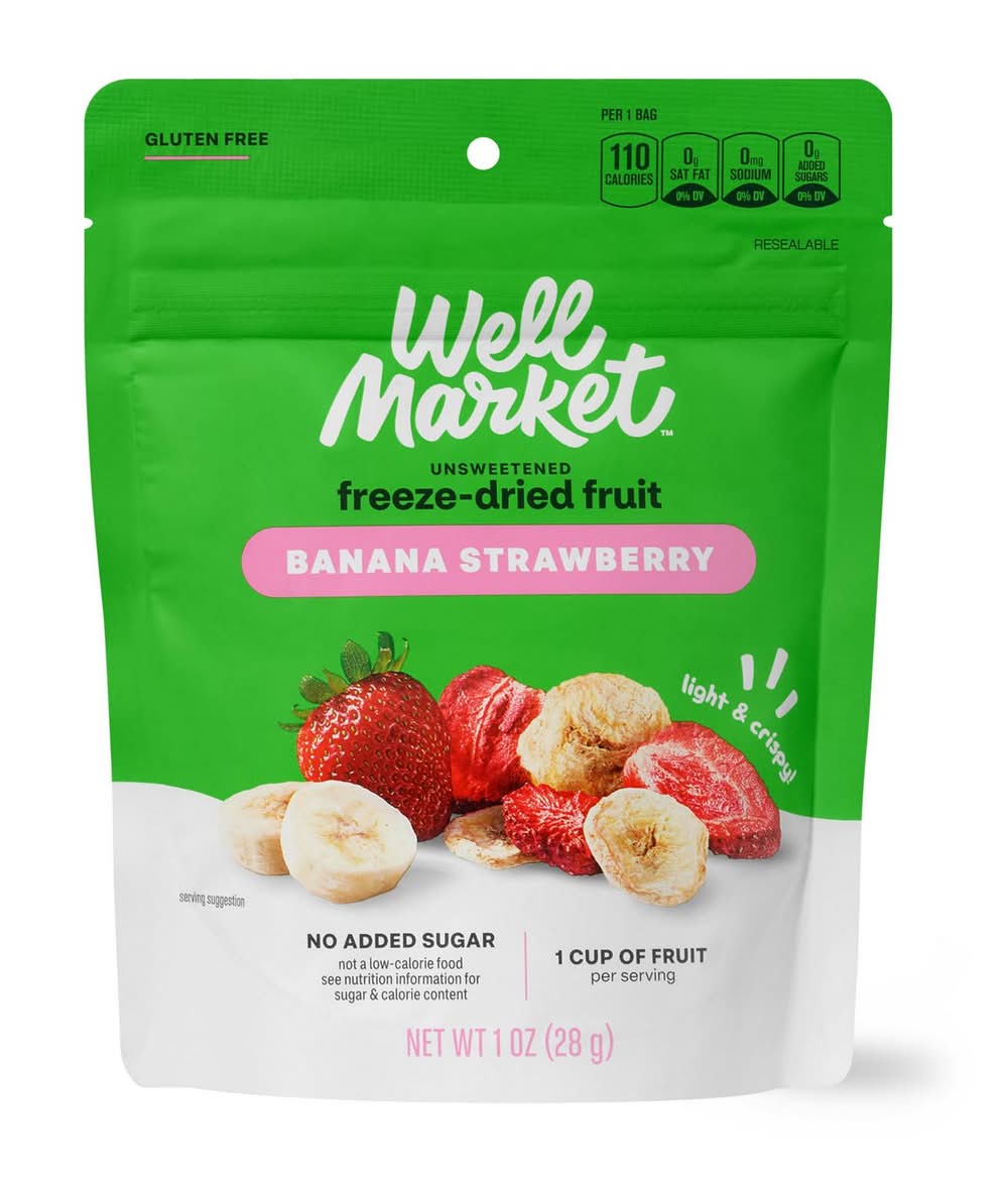 Gold Emblem Gluten Free Unsweetened Freeze Dried Strawberry Fruit Crisps (1 oz)