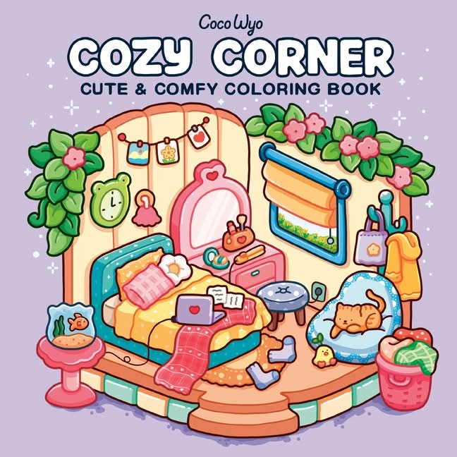 Book Cozy Corner Cute & Comfy Coloring Book - Coco Wyo