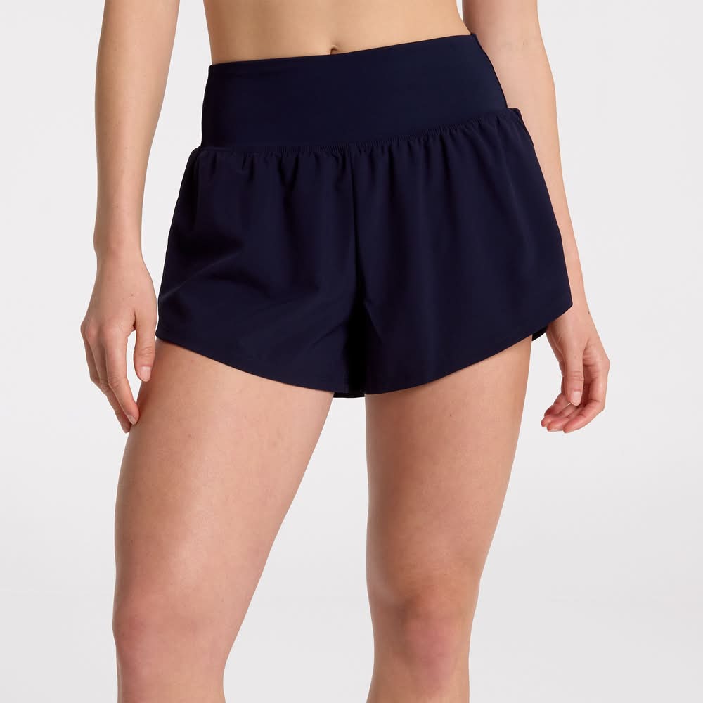DSG Women's Knit Waistband 3" Performance Stride Shorts (Jet Navy, M)