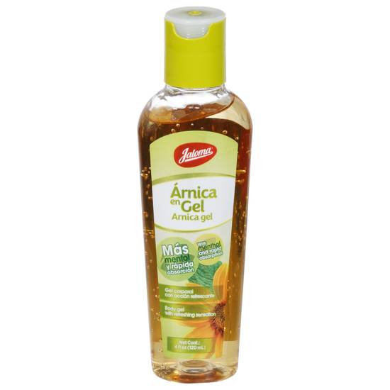 Jaloma Arnica Gel with Menthol Body Gel 4Fl oz - Arnica en Gel con Mentol