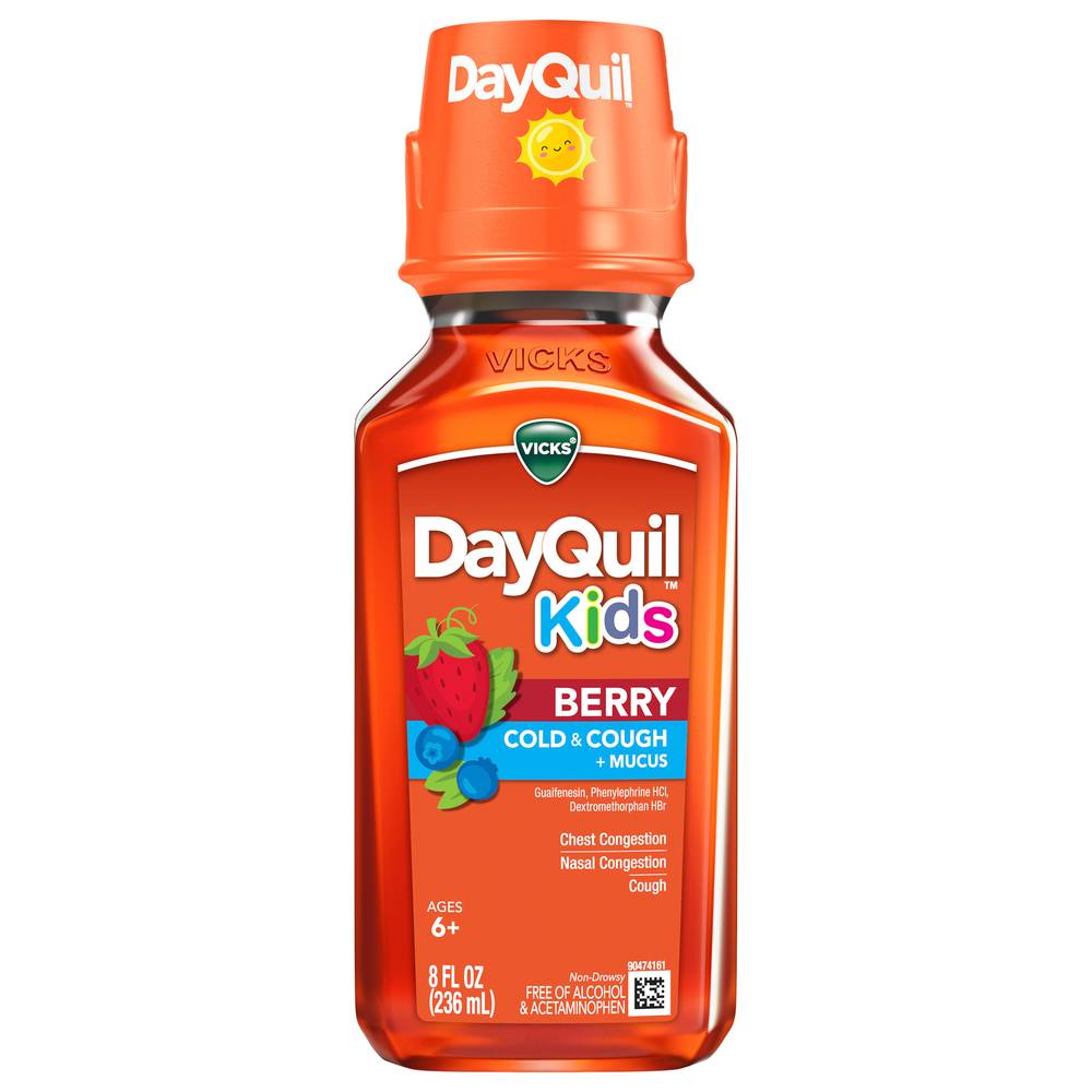Vicks Dayquil Kids Cold & Cough Mucus Multi Symptom Relief (berry)