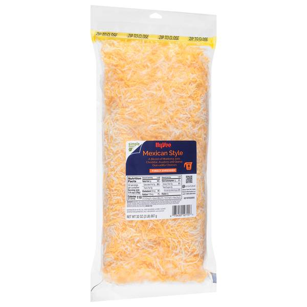 Hy-Vee Finely Shredded Mexican Cheese (32 oz)