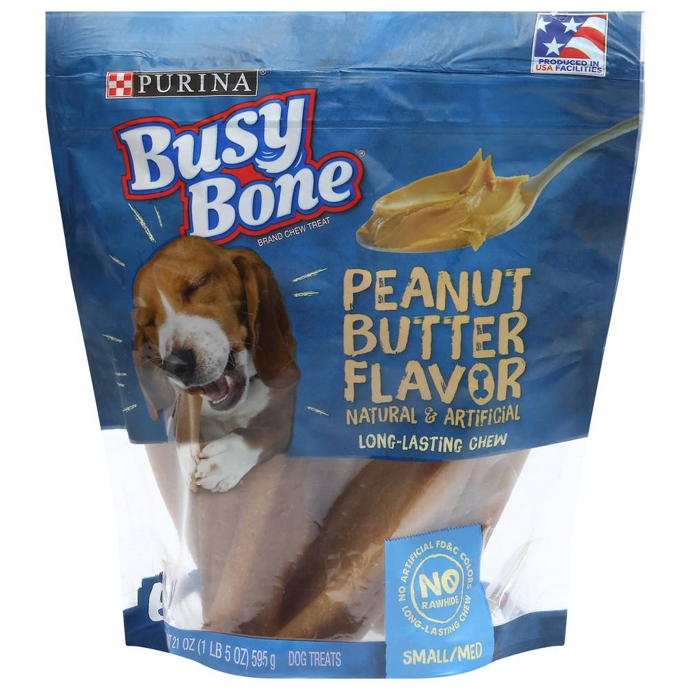 Busy Bone Peanut Butter Dog Treats (21 oz)