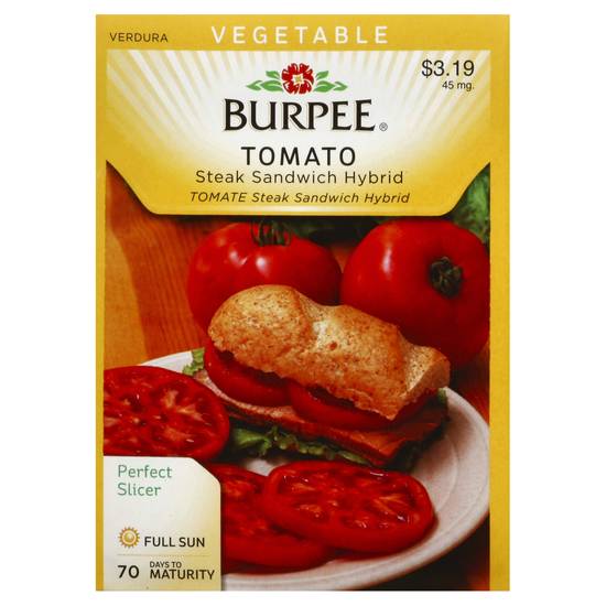 Burpee Tomato Steak Sandwich Hybrid