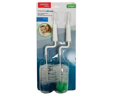 Easy Swivel Bottle & Nipple Brush, 2-Pack