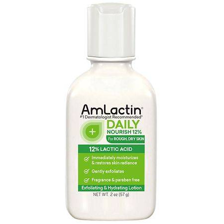 AmLactin Daily Nourish Exfoliating & Hydrating Lotion - 2.0 oz