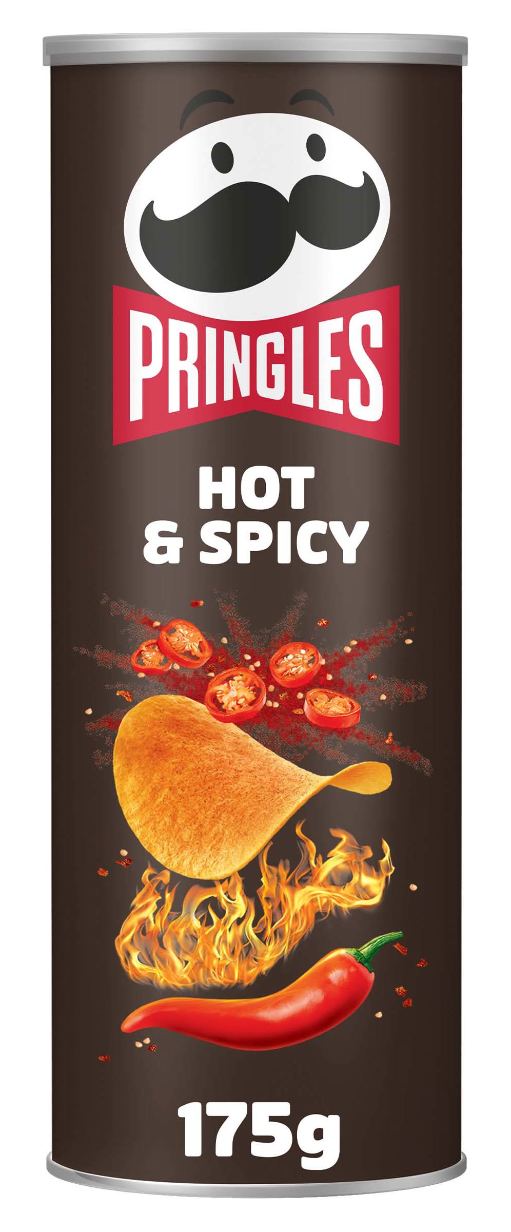 Pringles - Chips de tuile, piquantes & épicées (175g)