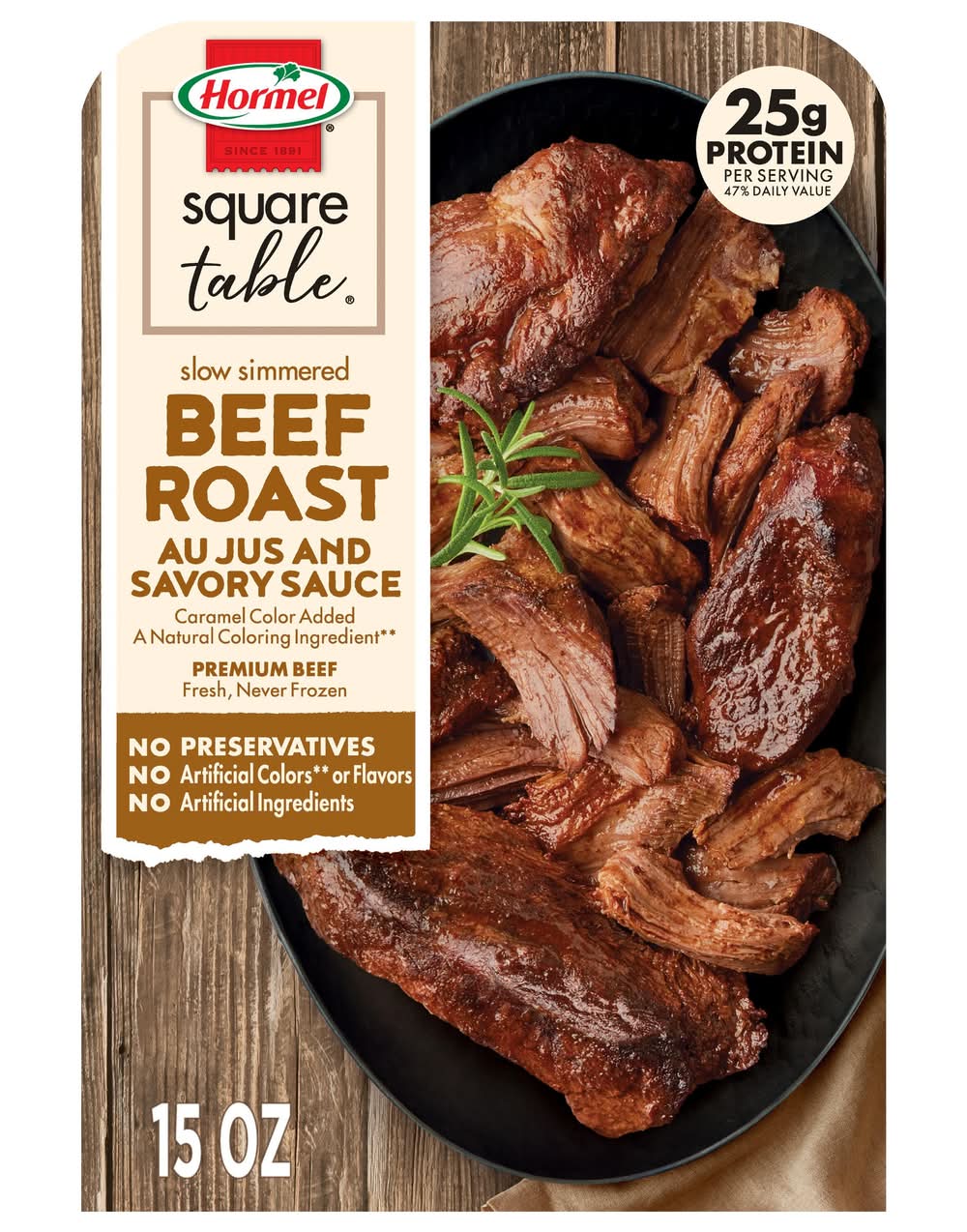 Hormel Square Table Slow Simmered Beef Roast Au Jus (15 oz)