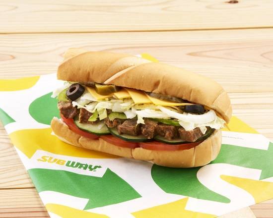 精選推薦 - 6 吋雙重起司厚切嫩牛潛艇堡 6-Inch Thick Cut Tender Beef with Double Cheese Sub