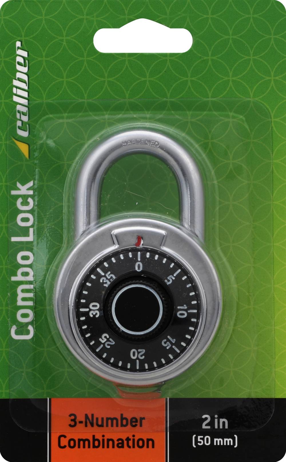 Caliber Combo Lock, 2 in