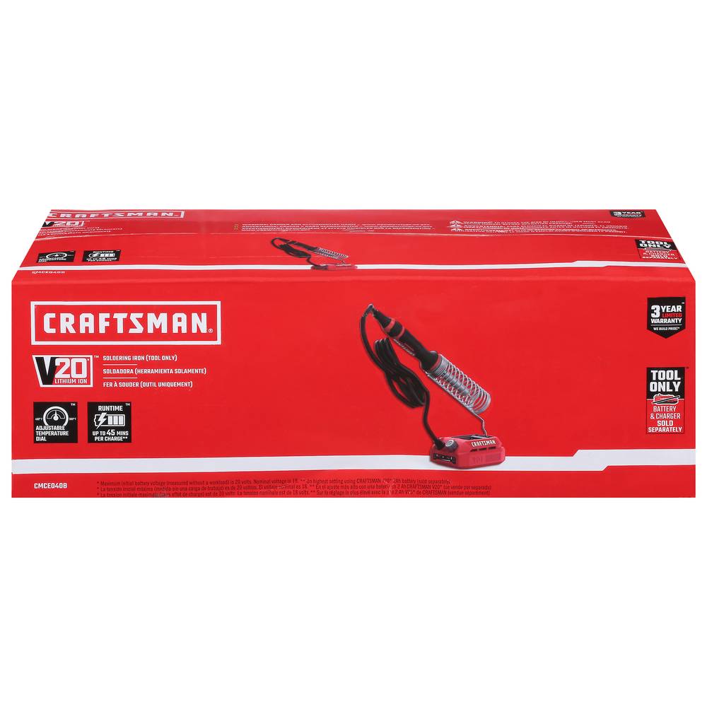 Craftsman V20 Cordless Soldering Iron