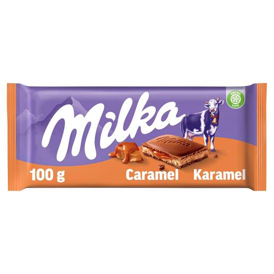 Milka Chocolade Tablet Melkchocolade Karamel 100 g
