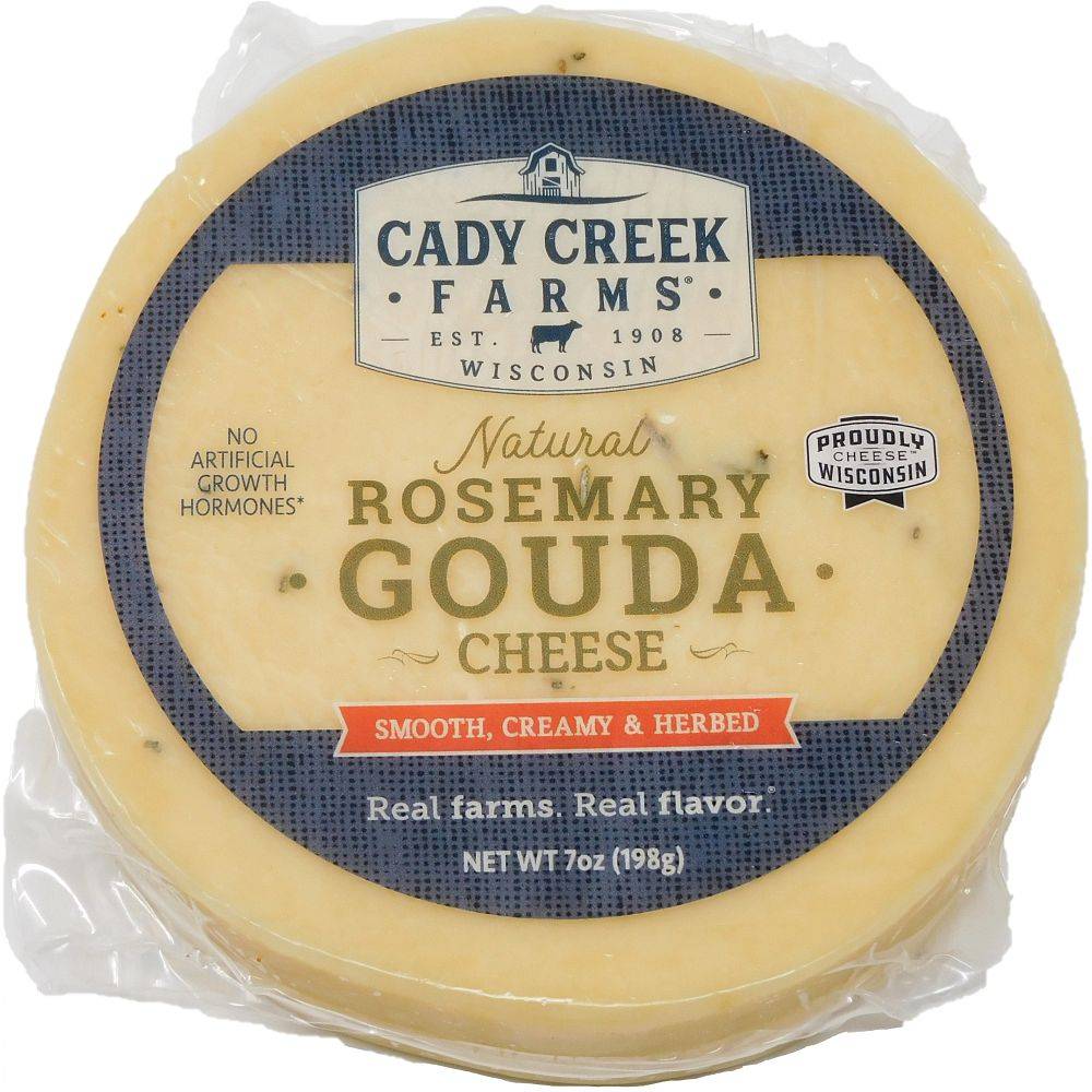 Cady Creek Farms Natural Rosemary Gouda Cheese (7 oz)