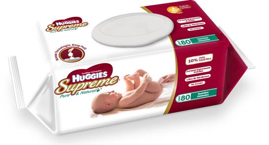 Huggies · Toallitas húmedas cuidado puro (80 un)