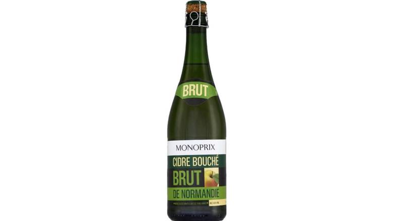 Monoprix - Cidre de Normandie brut bouché (750 ml)