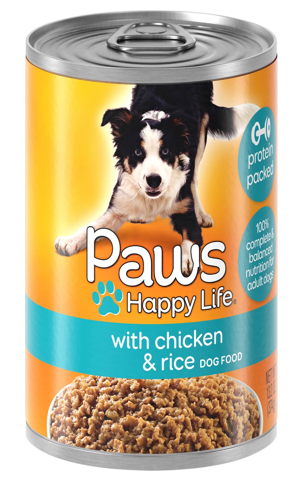 Paws Happy Life Dog Food, Chicken-Rice (13.2 oz)