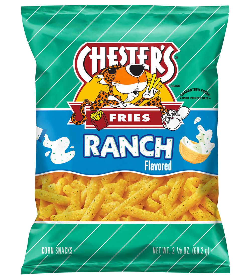 Chester's Fries Corn & Potato Snacks, Ranch (2.12 oz)
