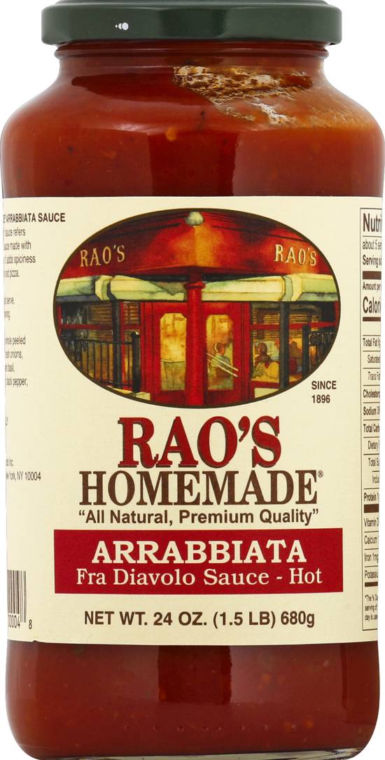 Rao's Homemade Arrabbiata Fra Diavolo Hot Pasta Sauce (24 oz)