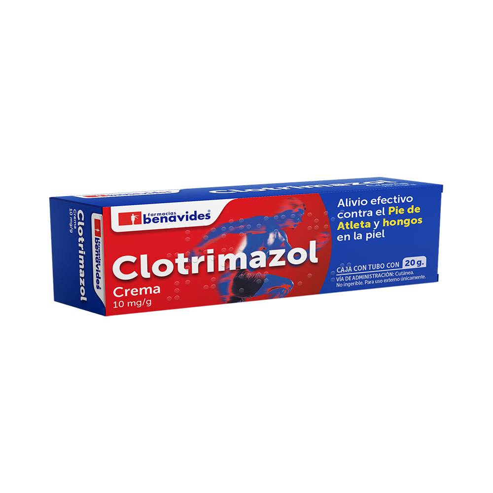 Farmacias Benavides · Clotrimazol crema 10 mg/g (20 g)