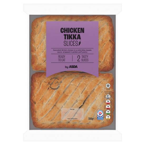 Asda 2 Chicken Tikka Slices 300g