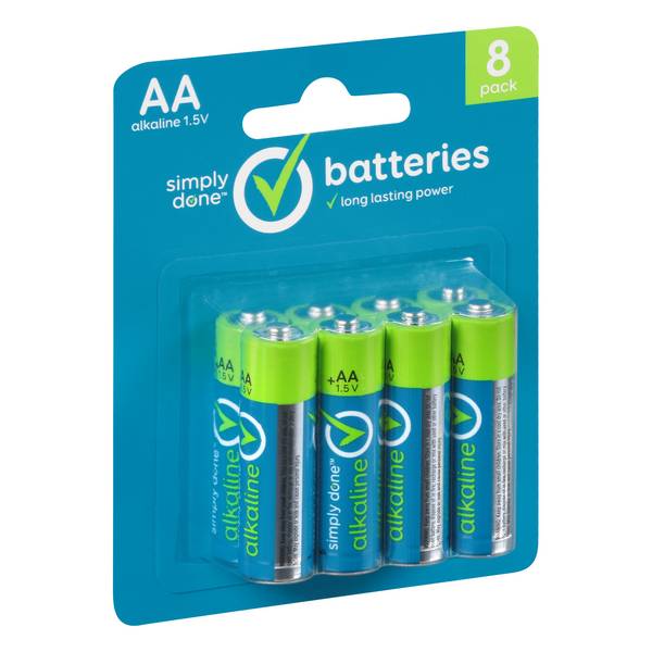 Simply Done Aa Batteries (8 ct)