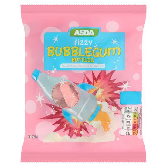 ASDA Fizzy Bubblegum Bottles 150G
