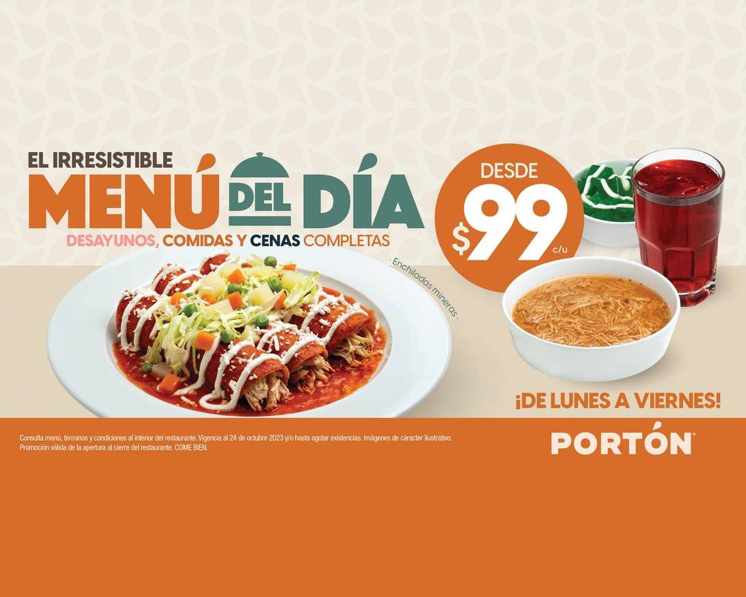 El porton de pepe menu