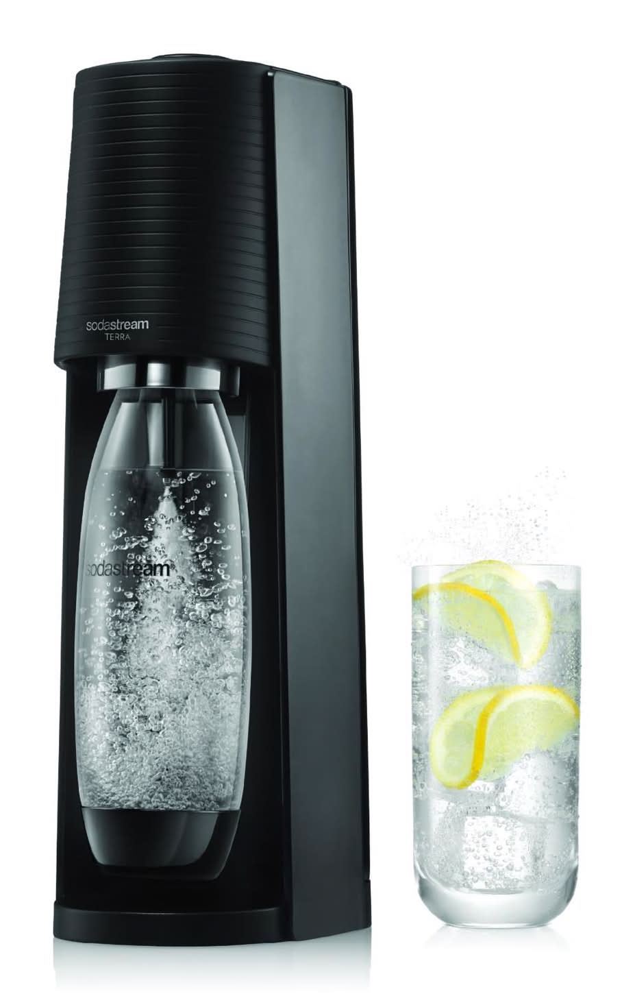 Sodastream Terra Machine Starter Kit Black 1 L Soda Maker