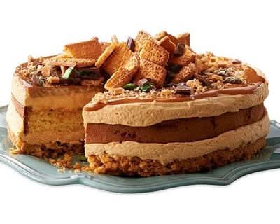 Peppermint Crisp Slice