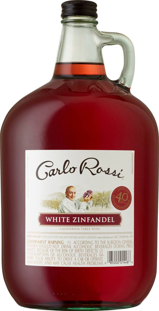 Carlo Rossi White Zinfandel Wine (4 L)