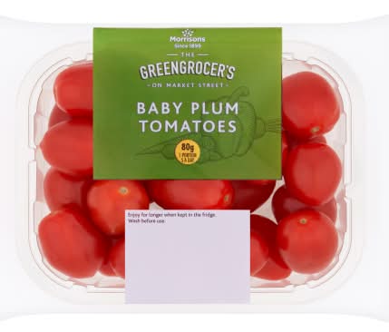 Morrisons The Greengrocers on Market Street Baby Plum Tomatoes (250g)