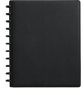 Staples Customizable Arc Notebook System Narrow Ruled, Black (60 ct)
