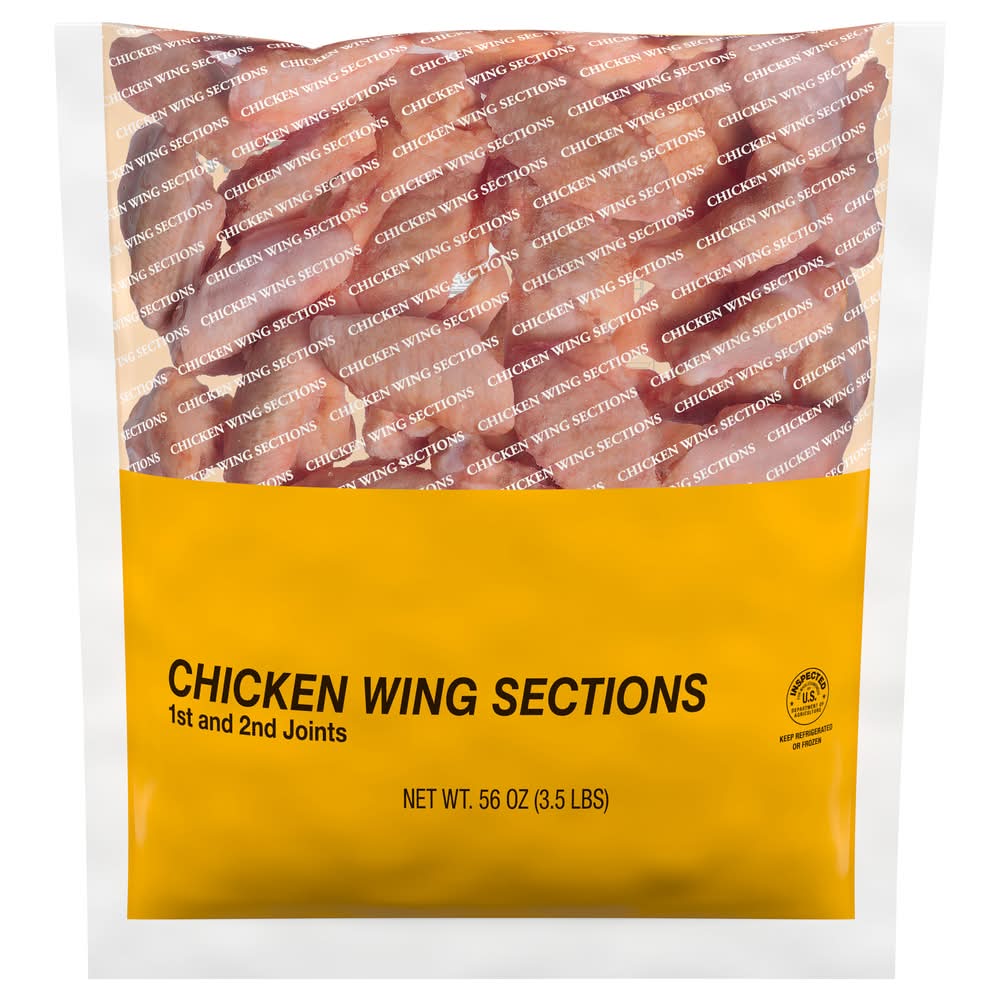 Tyson Uncooked Chicken Wing Sections, 1st & 2nd Joints (56 oz)