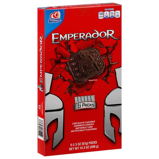 Gamesa Emperador Chocolate Sandwich Cookies