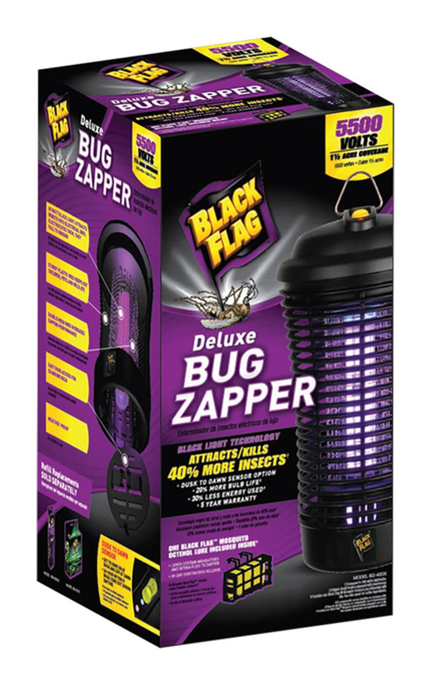Black Flag Deluxe Outdoor Bug Zapper 1.5 Acre 40 W