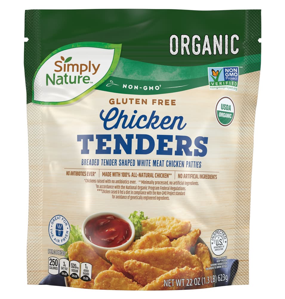 Simply Nature Organic Gluten Free Chicken Tenders (22 oz)