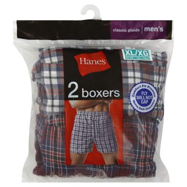 Hanes Boxers Men's Shorts, XL/XG, Multi Color (2 ct)