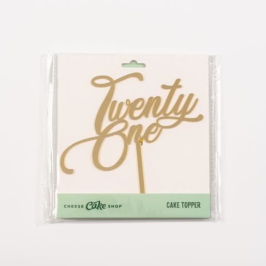 Topper Twenty One Gold