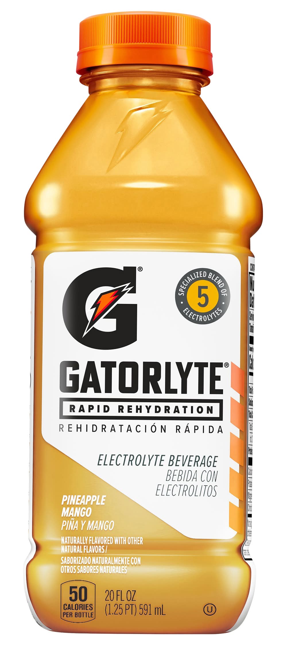 Gatorlyte Rapid Rehydration Electrolyte Drink, Pineapple Mango (20 fl oz)