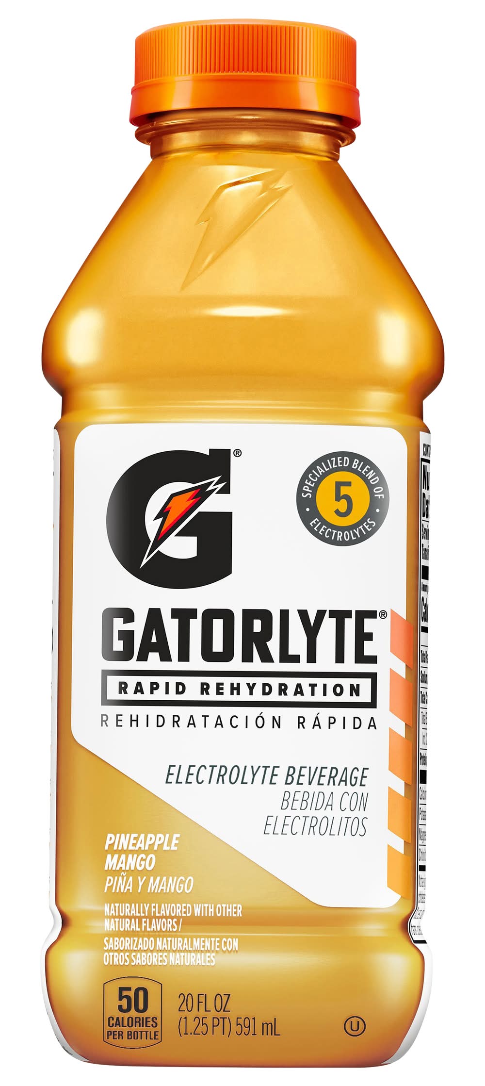 Gatorlyte Rapid Rehydration Electrolyte Drink, Pineapple Mango (20 fl oz)