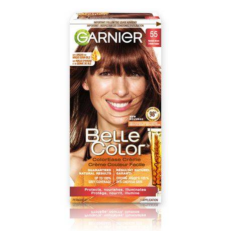Garnier Belle Color Colorease Crème Permanent Haircolour, 55 Reddish Brown (400 g)