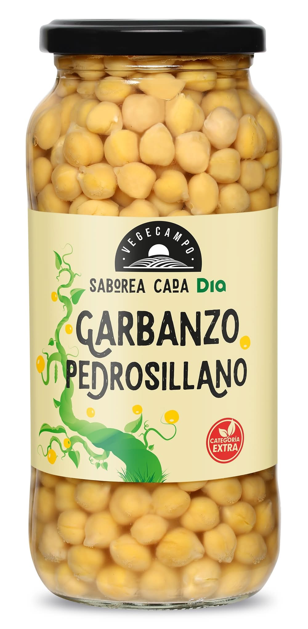 Garbanzos Cocidos Pedrosillanos Vegecampo De Dia Frasco 400 G
