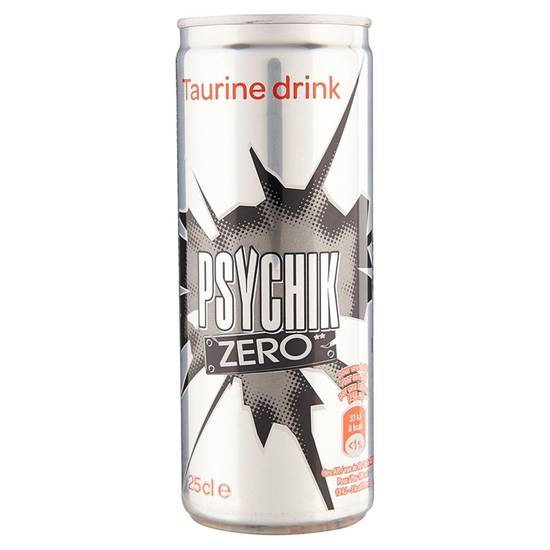 Psychik - Boisson énergisante zéro (250 ml)