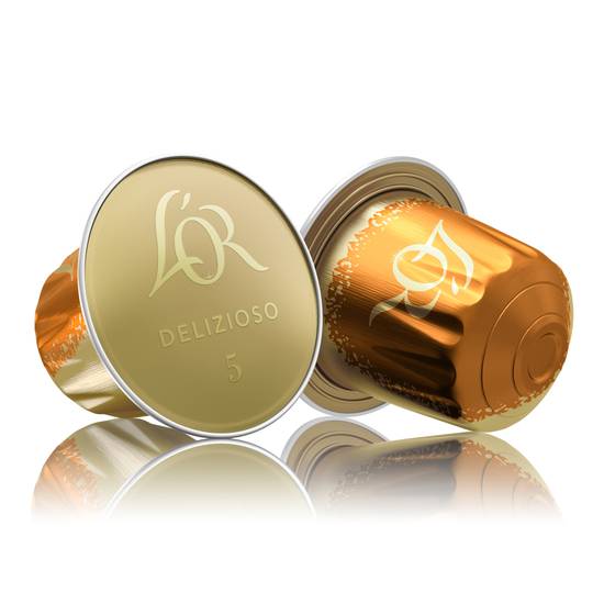 L'or - Café en capsules compatibles nespresso delizioso intensité 5 (10 pièces)
