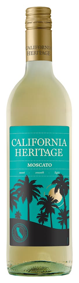 California Heritage Moscato White Wine (750 ml)