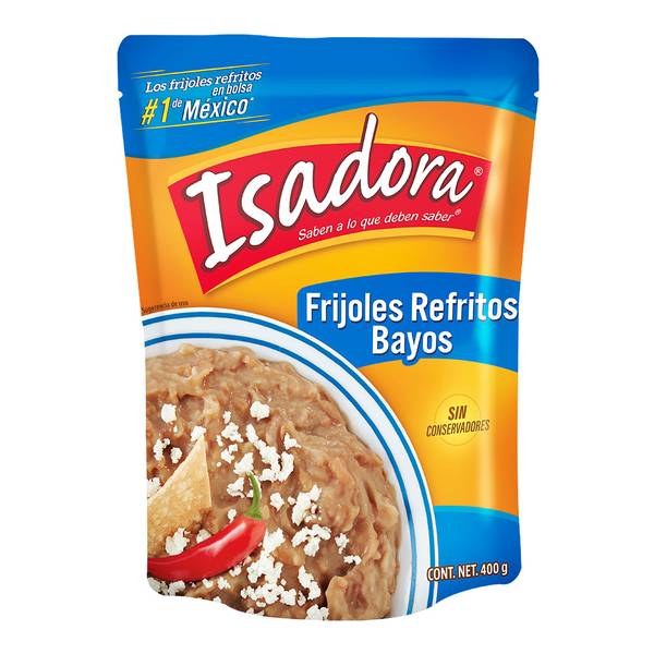 Isadora · Frijoles refritos bayos (400 g)