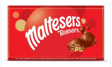 Maltesers Teasers Milk Chocolate & Honeycomb Block Bar (100g)